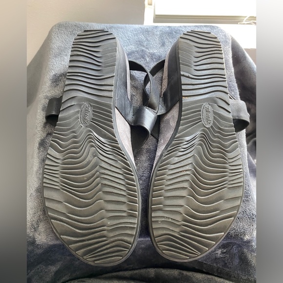 Softwalk Bolinas Leather Thong Sandals Size 11W - Picture 8 of 10